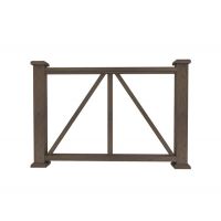 Ограждение из ДПК Е1 коричневый