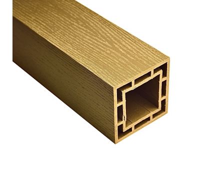 Столб из ДПК WOOD Орех от производителя  Faynag по цене 1 452 р Столб из ДПК WOOD Орех от производителя  Faynag по цене 1 452 р