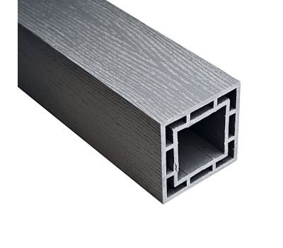 Столб из ДПК WOOD Графит от производителя  Faynag по цене 1 452 р Столб из ДПК WOOD Графит от производителя  Faynag по цене 1 452 р