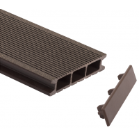 Заглушка для доски торцевая Коричневый Заглушка для доски торцевая Коричневый