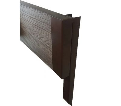 Уголок металлический 90°, для доски 150х25 из ДПК от производителя  Holzhof по цене 350 р Уголок металлический 90°, для доски 150х25 из ДПК от производителя  Holzhof по цене 350 р