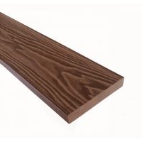 Террасная доска Смарт 3D Полнотелая без паза Орех Милано