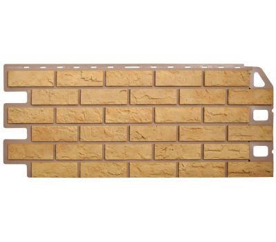 Фасадные панели (цокольный сайдинг)  Кирпич Желтый от производителя  Альта-профиль по цене 632 р Фасадные панели (цокольный сайдинг)  Кирпич Желтый от производителя  Альта-профиль по цене 632 р