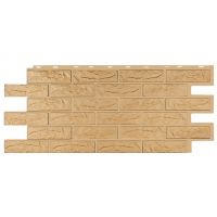 Фасадные панели СЕРИЯ Лондон Брик Кирпич Эко - Крем