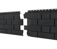 Фасадная панель Стоун Хаус S-Lock Клинкер Нордик Графитовый