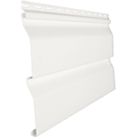 Виниловый сайдинг серия «Logistic D4D», Белый Виниловый сайдинг серия «Logistic D4D», Белый