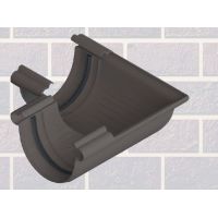 Угол желоба 90°  Коричневый Угол желоба 90°  Коричневый